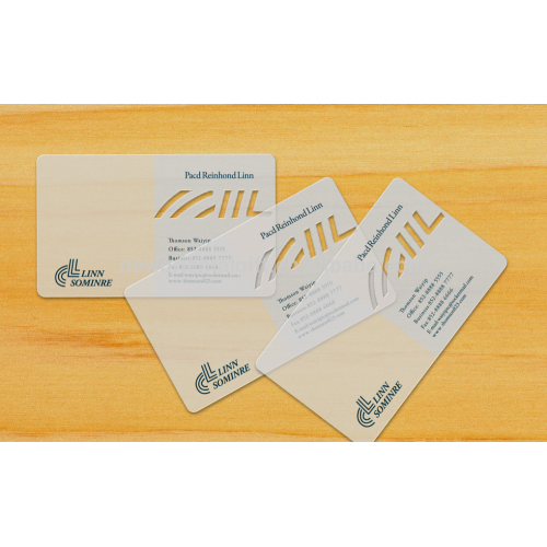 Free design!!! Clear pvc business transparent cards